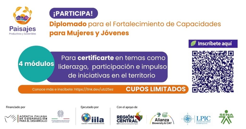Diplomado para el fortalecimiento de capacidades de mujeres y jóvenes – Inscripciones abiertas para inicio en noviembre